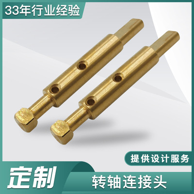 加工走心機(jī)非標(biāo)黃銅件五金機(jī)械配件不銹鋼車床小機(jī)加工轉(zhuǎn)軸連接頭